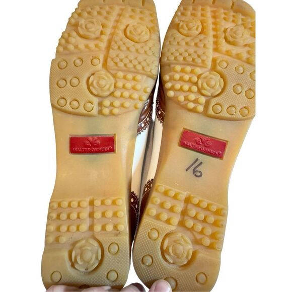 Walter Genuin - Chloe golf shoes made in Italy brown and white sz 6 - Picture 4 of 6